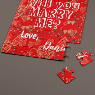 Puzzle ¿Te casarás conmigo propuesta de matrimonio person