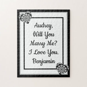 Puzzle ¿Te Casarás Conmigo? Propuesta romántica personali