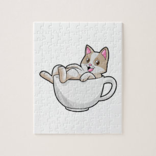 Puzzle Té de gato