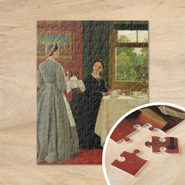 Puzzle Té de la tarde | George Dunlop Leslie (Subido por el creador)