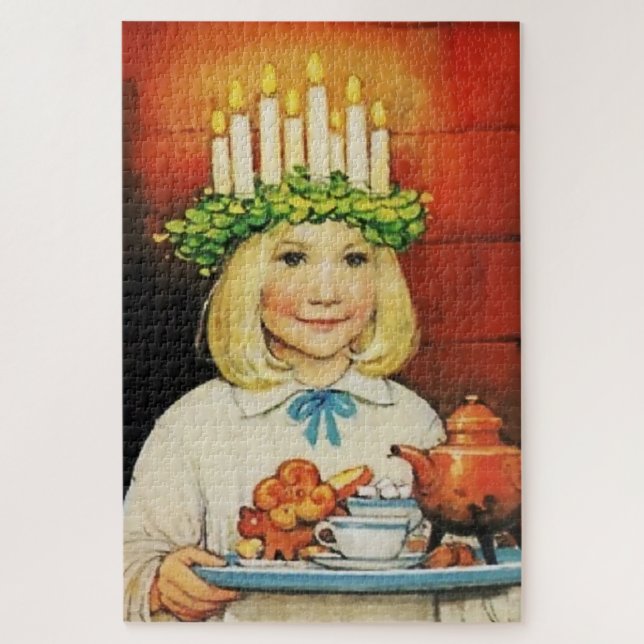 Puzzle "Té Navidades" de Jenny Nystrom (Vertical)