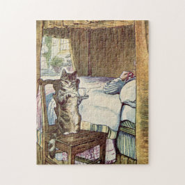 Puzzle Té que sirve al gato - Beatrix Potter grande