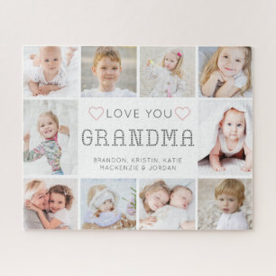Puzzle Te Quiero Abuela Colage de 10 Fotos