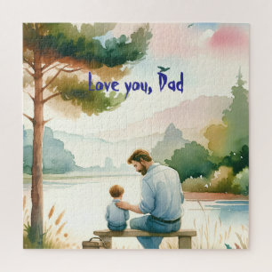 Puzzle Te quiero, papá