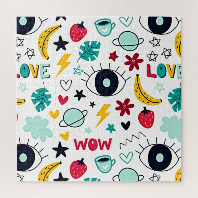 Puzzle Te Veo, Crazy-Dazy Design (Vertical)