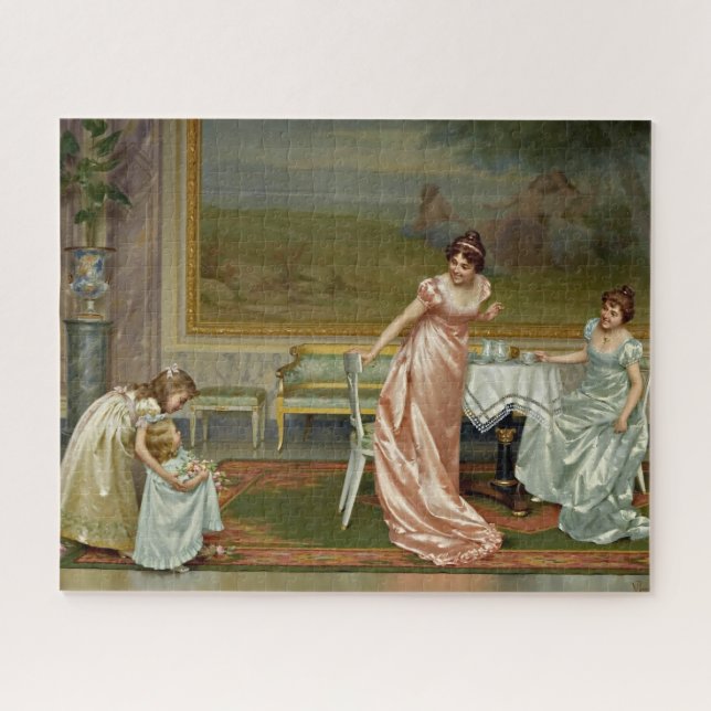 Puzzle Tea Party by Vittorio Reggianini (Horizontal)