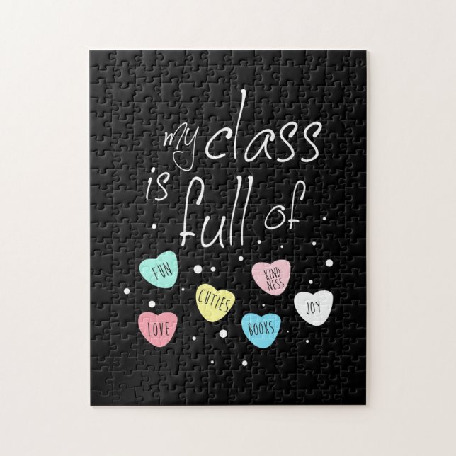 Puzzle Teacher My Class Is Full Of Fun (Vertical)