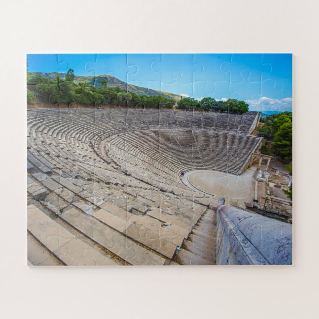 Puzzle Teatro antiguo en Epidaurus, Argolida, Grecia (Horizontal)