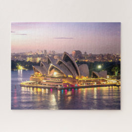 Puzzle Teatro de la ópera de Sydney por la tarde