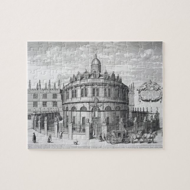 Puzzle Teatro de Sheldonian, Oxford, de 'Oxonia Illustrat (Horizontal)