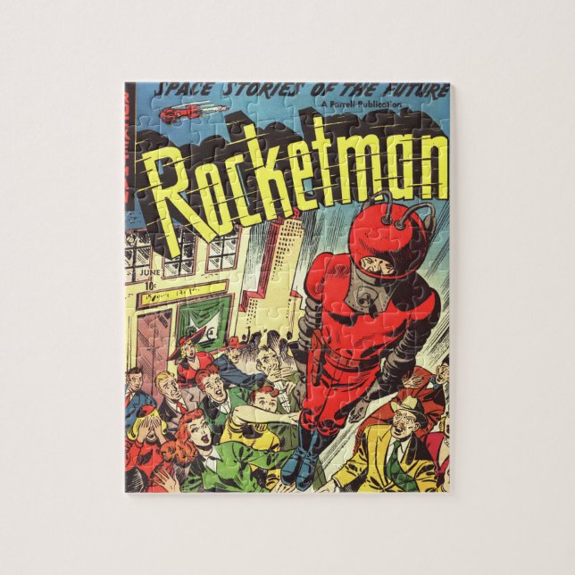 Puzzle Tebeos retros - Rocketman (Vertical)