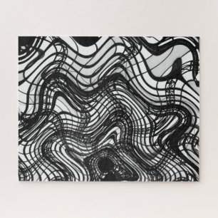 Puzzle Techo blanco y negro ondulado, imágenes del SVP