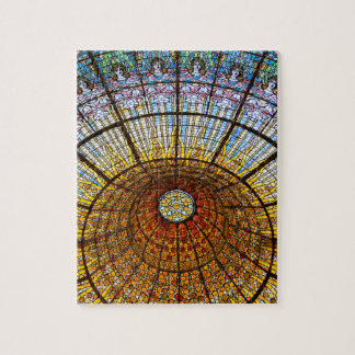 Puzzle Techo de vidrio templado en el Palau de Música Esp