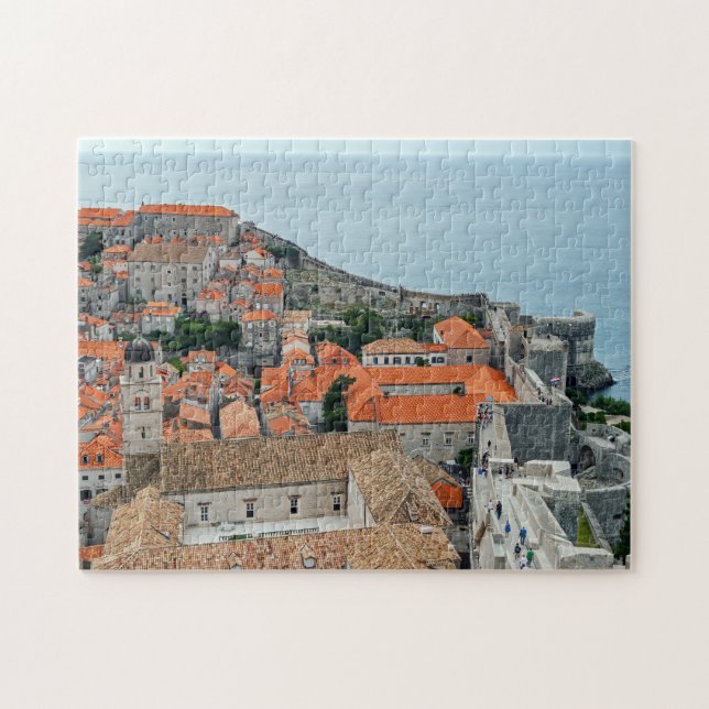 Puzzle Techos y paredes del casco antiguo de Dubrovnik -  (Horizontal)