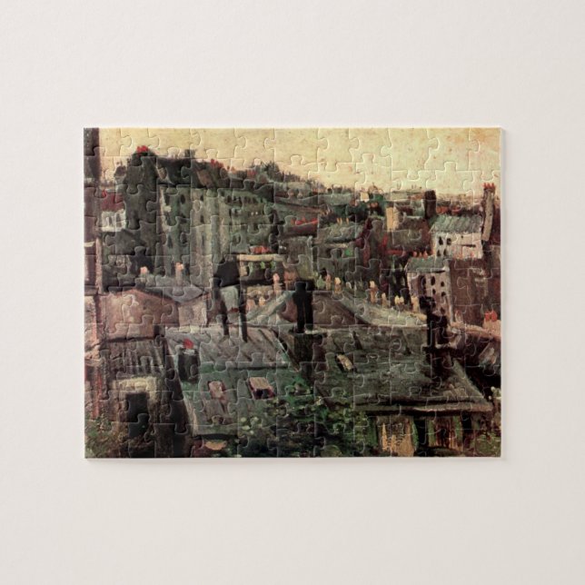 Puzzle Techos y pilas de casas de Vincent van Gogh (Horizontal)