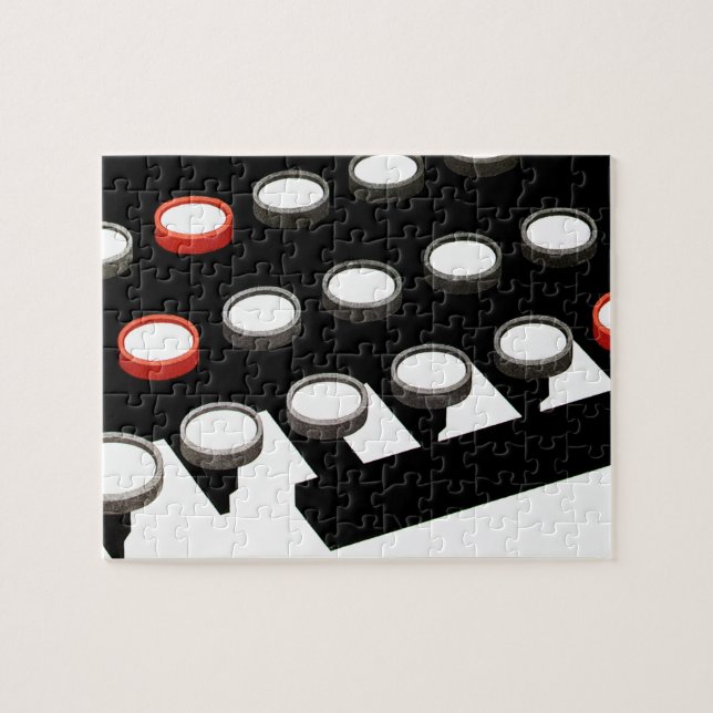 Puzzle Teclado de máquina de escribir antigua de negocios (Horizontal)