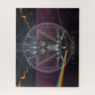 Puzzle Tecnología humana futurista de ciencia ficción