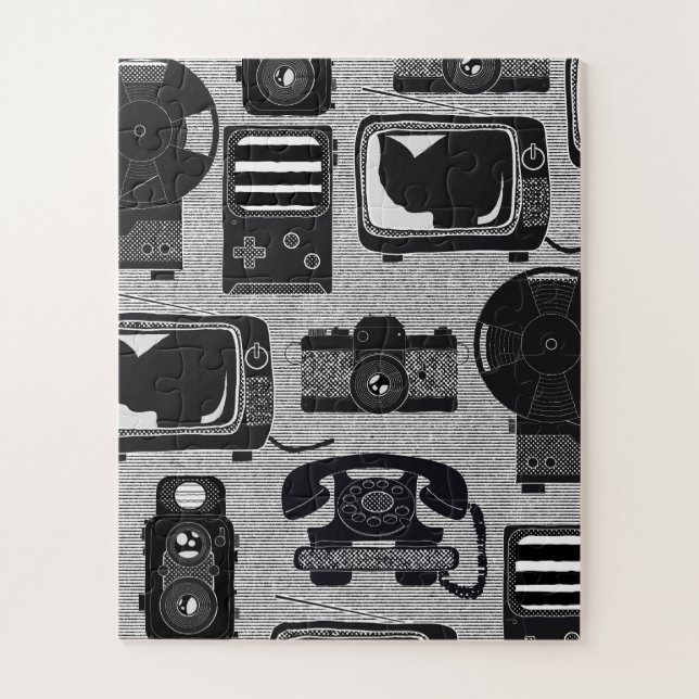 Puzzle Tecnología retro (Vertical)