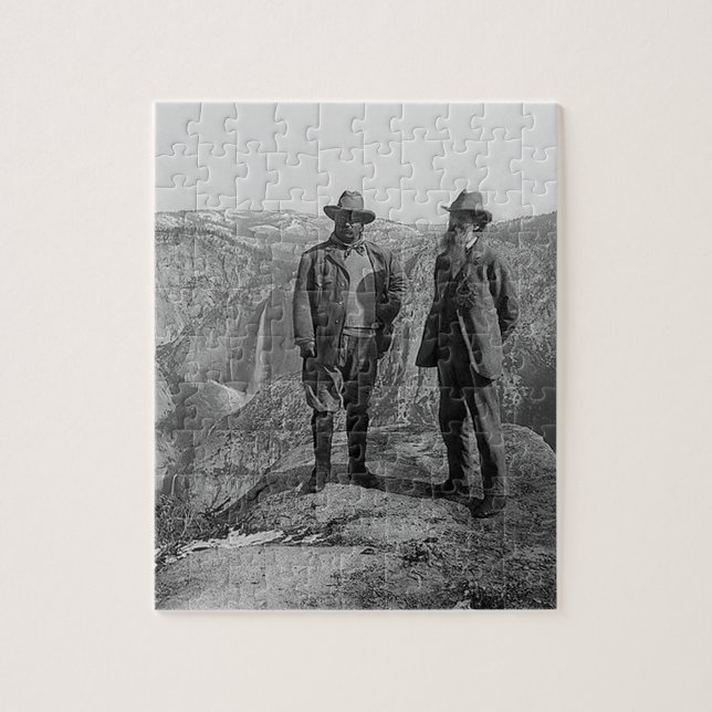 Puzzle Teddy Roosevelt y John Muir en Yosemite (Vertical)
