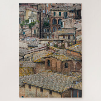 Puzzle Tejados en la ciudad de Siena en Toscana