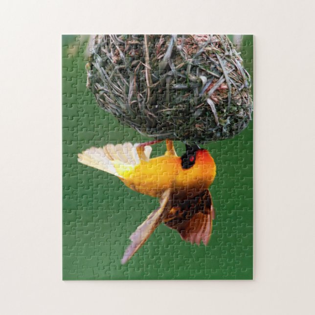 Puzzle Tejedor Africano Enmascarado (Ploceus Velatus) (Vertical)