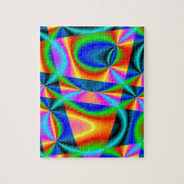 Puzzle Tejido arco iris (Vertical)