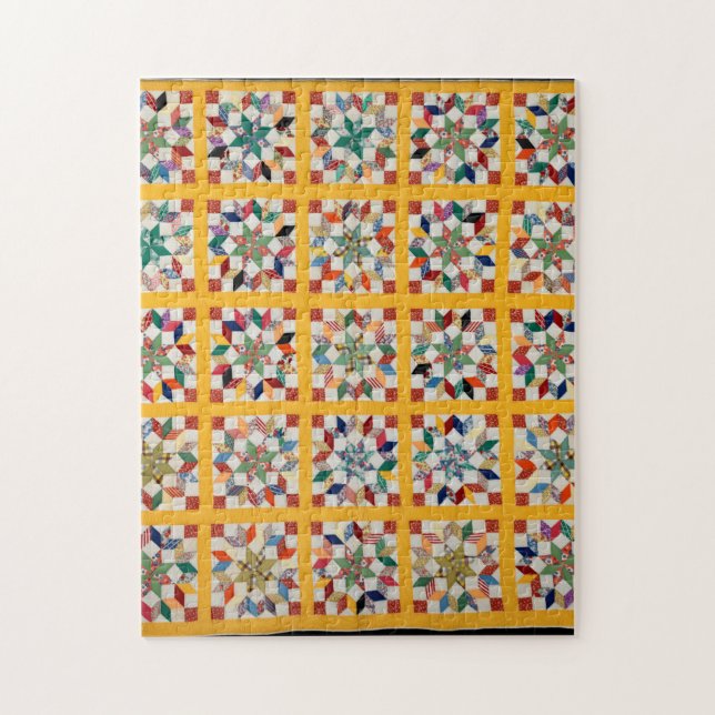 Puzzle Tejido de rueda del carpintero (Vertical)