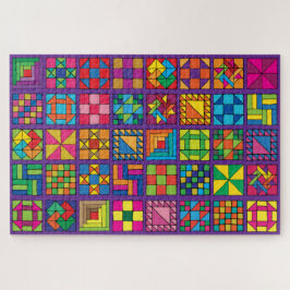 Puzzle Tejido multicolor de 20" x 30"