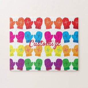 Puzzle Tejido multicolor Mittens Thunder_Cove