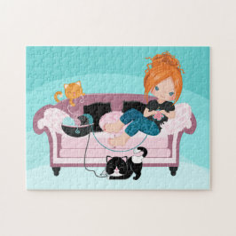 Puzzle Tejiendo