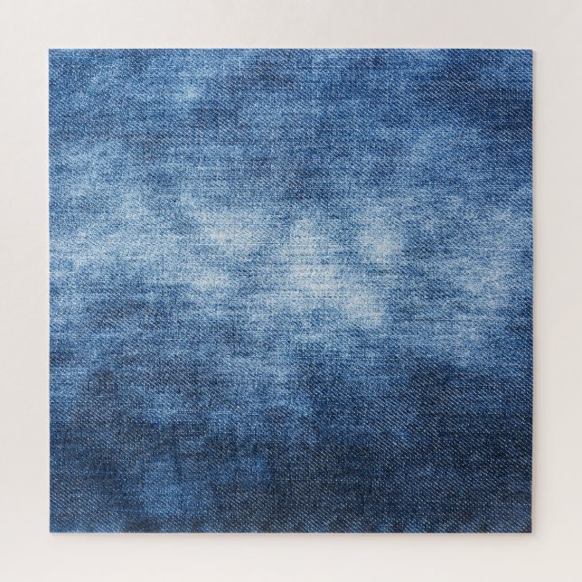 Puzzle Tela de denim, fondo texturado. (Vertical)