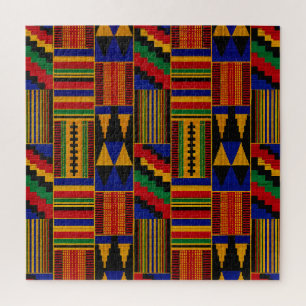 Puzzle Tela Kente de estilo africano