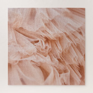 Puzzle Tela Rosa Pastel: Texturas Elegantes.