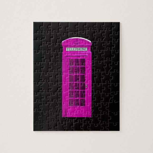 Puzzle Teléfono rosa de Londres (Vertical)