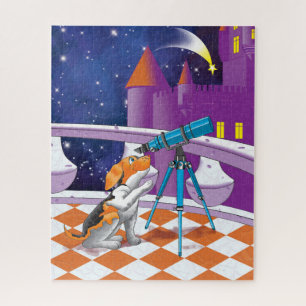 Puzzle telescopio de perros