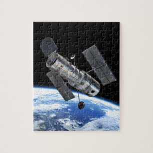 Puzzle Telescopio Espacial Hubble en órbita terrestre Fot