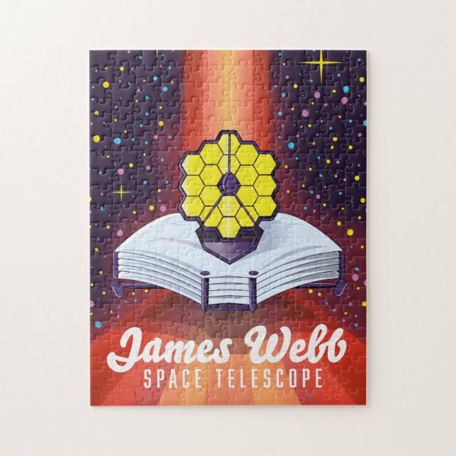 Puzzle Telescopio espacial James Webb. Imán (Vertical)