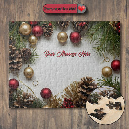 Puzzle Tema de Navidad Personalizable