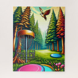 Puzzle Tema del disco Golf y el águila