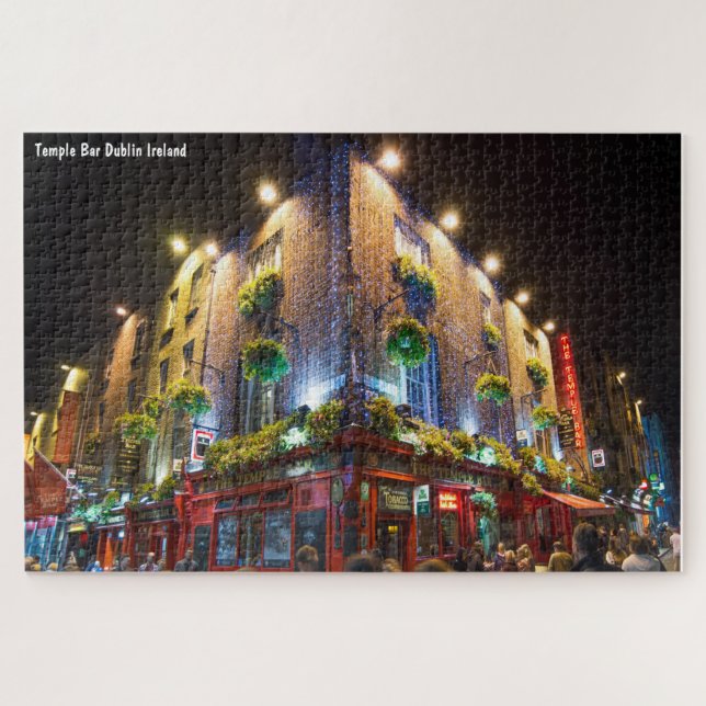 Puzzle Temple Bar Dublin Irlanda. (Horizontal)