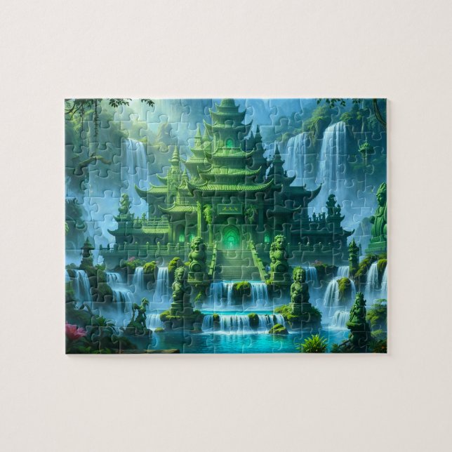 Puzzle Templo Castillo del Trono de Jade Secreto (Horizontal)