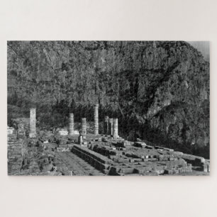 Puzzle Templo de Apolo en Delfos, Grecia vintage