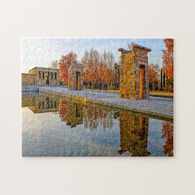 Puzzle Templo de Debod Madrid. (Horizontal)