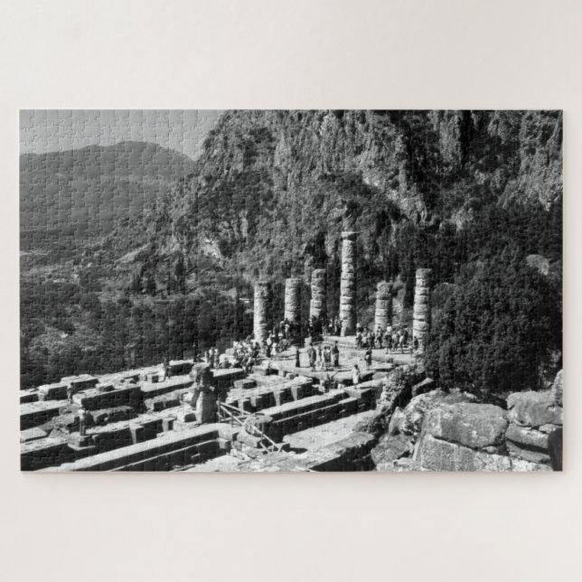Puzzle Templo de Delphi Apolo en Grecia (Horizontal)