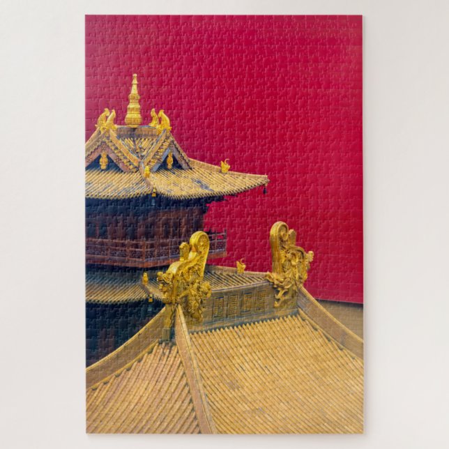 Puzzle Templo de Jing'an, Shanghái, China (Vertical)