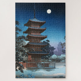 Puzzle Templo de Kinryuzan en Asakusa, por Tsuchiya Koits