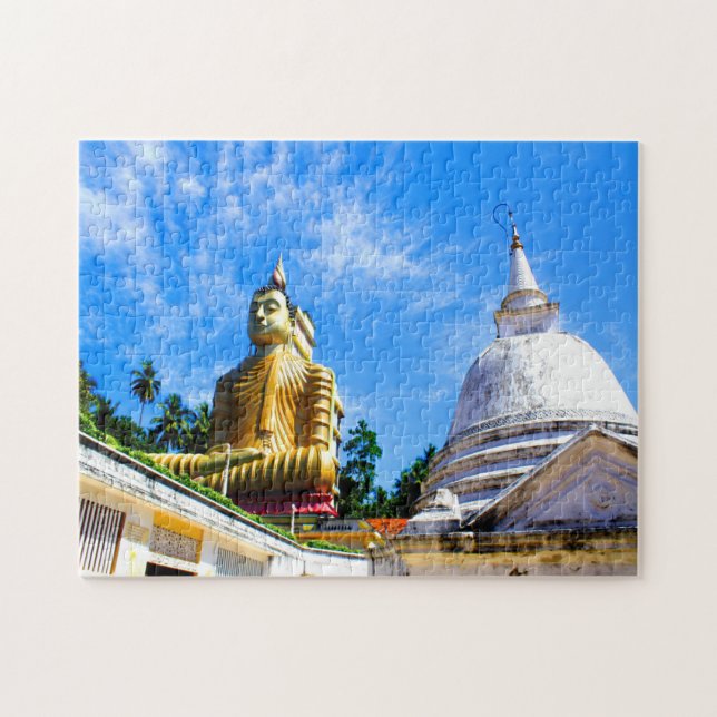 Puzzle Templo de Oro Sri Lanka. (Horizontal)