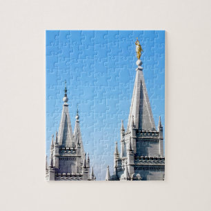 Puzzle templo de salt lake city lds angel moroni