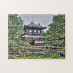 Puzzle Templo Ginkaku-ji en Kioto, Japón
