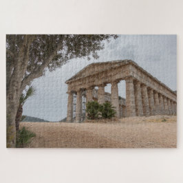 Puzzle Templo griego en Segesta, Sicilia